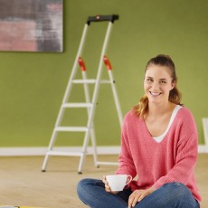 Hailo L60 Aluminium Step Ladder | Size Options