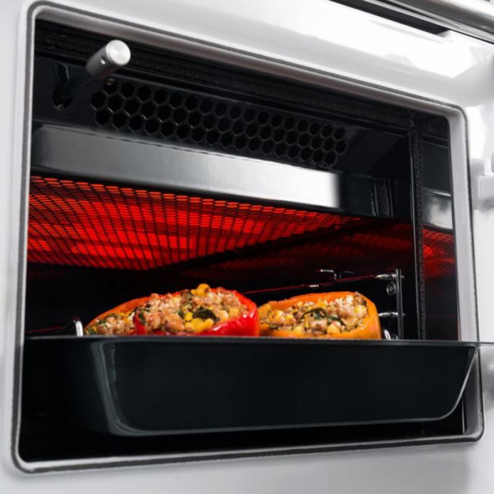 Aga R3 Series 100 Electric Cooker Twin Hotplates | Linen