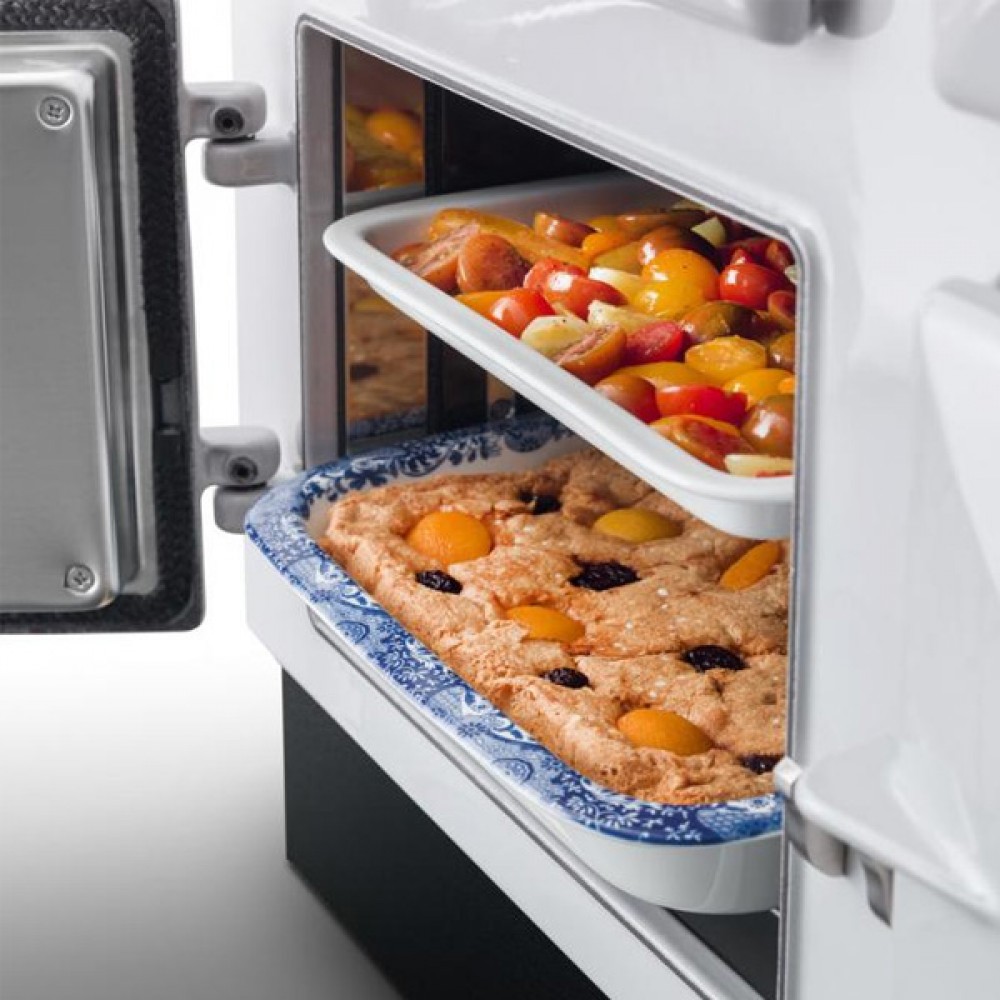 Aga R3 Series 100 Electric Cooker Twin Hotplates | Linen
