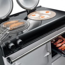 Aga R3 Series 100 Electric Cooker Twin Hotplates | Linen