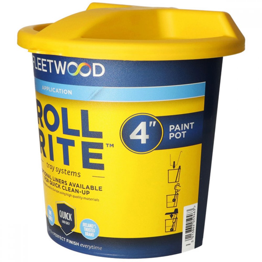 Fleetwood Roll Rite Paint Pot | 4" | PPR4