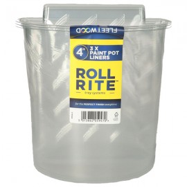 Fleetwood Roll Rite Pot Liners | 4" | 3 Pack | PPR4L3