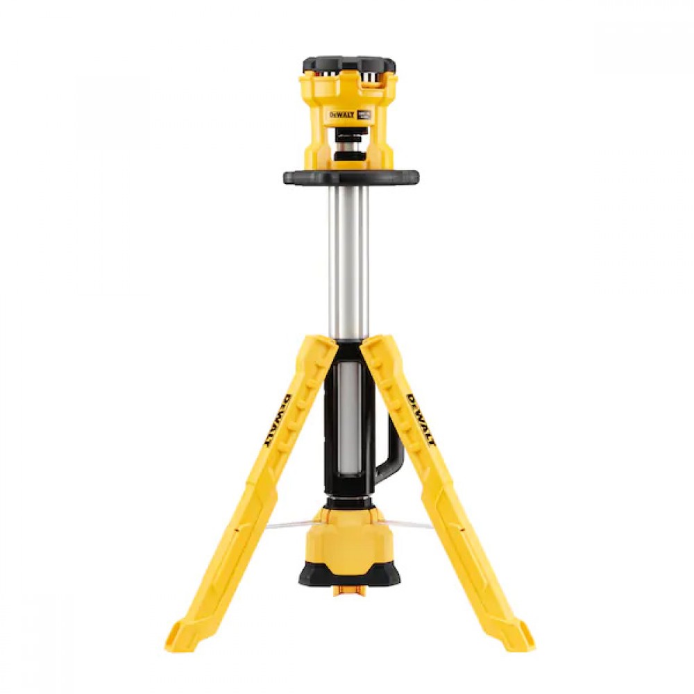 Dewalt 18v Xr Led Tripod Site Light | Dcl079-xj | Bare Unit