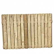 Hit & Miss Round Top Panel Fence | Size Options