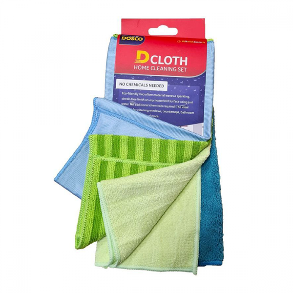 Dosco D Cloth Home Cleaning Set (4 Pack) | 64003