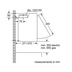 Neff 60cm Integrated Hood | D64mac1xob