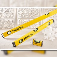 Faithfull Box Spirit Level Triple Pack | 100mm, 600mm & 1200mm | XMS23LEVSET3