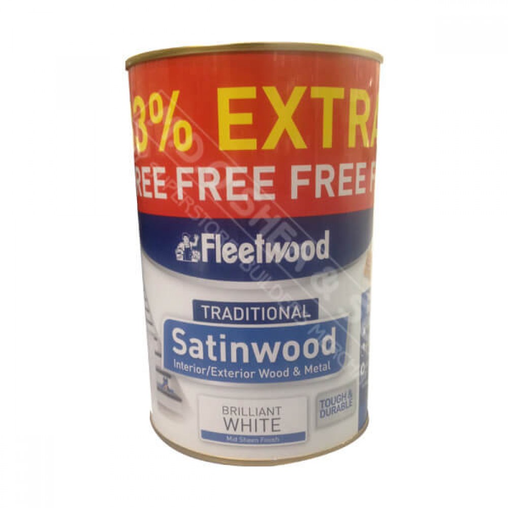 Fleetwood Satinwood Brilliant White | Sze Options