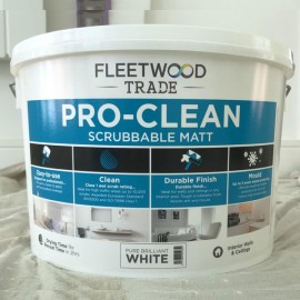 Fleetwood Trade Pro-clean Scrubbable Matt Brilliant White | 10 Litre