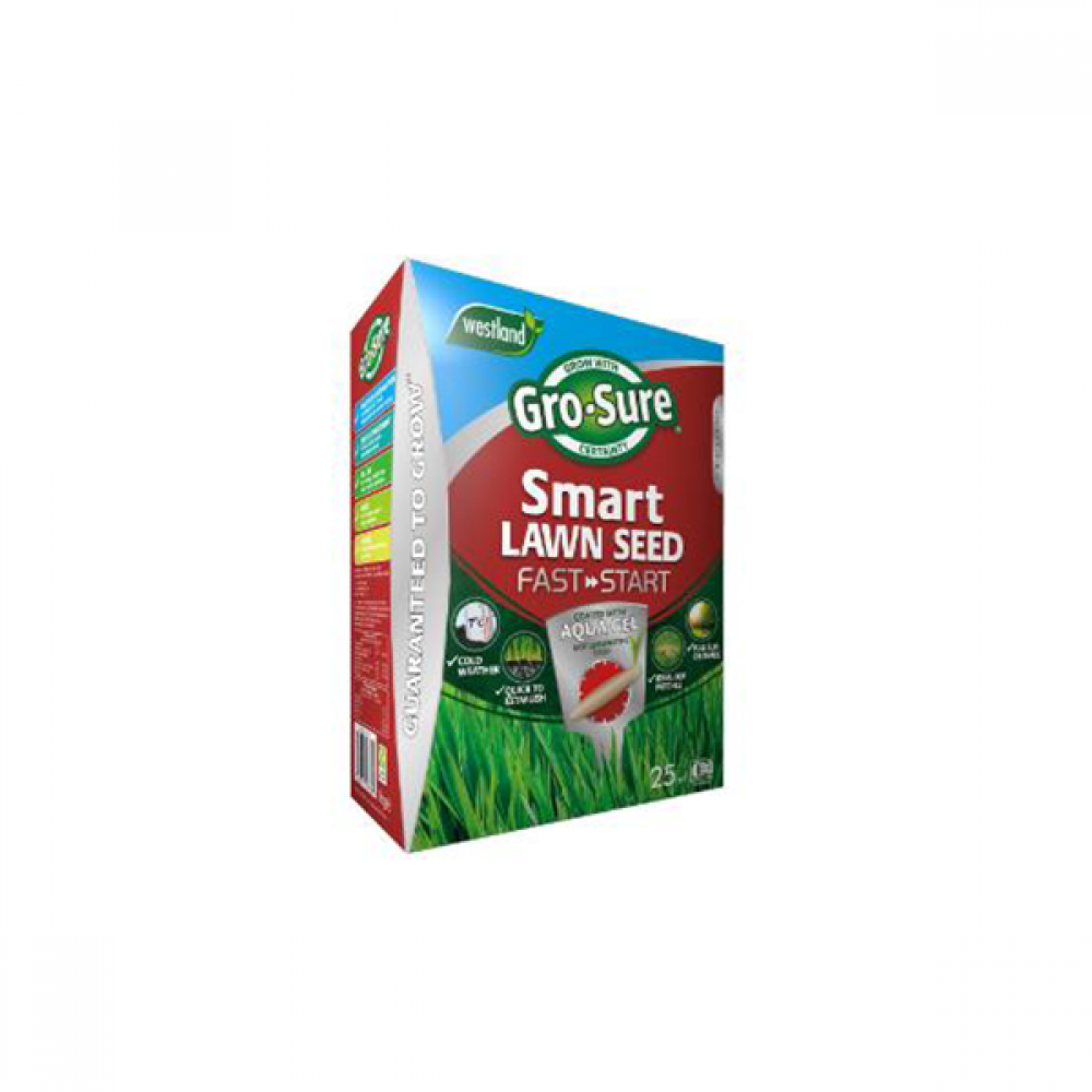 Gro-sure Smart Lawn Seed Fast Start 25m2 Box 