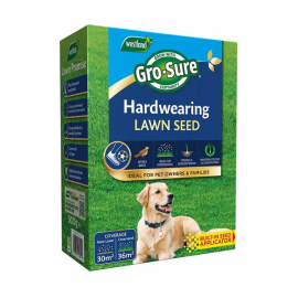 Gro-sure Hard Wearing Lawn Seed 30m2 Box