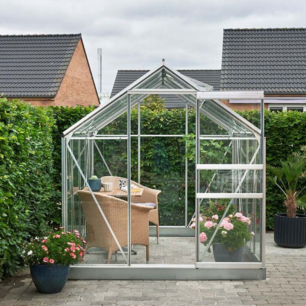 Popular Greenhouse | 8' x 6' | Galvanised | Horticulture Glass