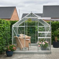 Popular Greenhouse | 8' x 6' | Galvanised | Horticulture Glass