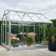 Popular Greenhouse | 8' x 6' | Galvanised | Horticulture Glass