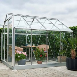 Popular Greenhouse | 8' x 6' | Galvanised | Horticulture Glass