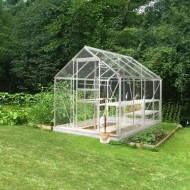 Popular Greenhouse | 8' x 6' | Galvanised | Toughened Glass