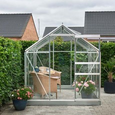 Popular Greenhouse | 8' x 6' | Galvanised | Toughened Glass