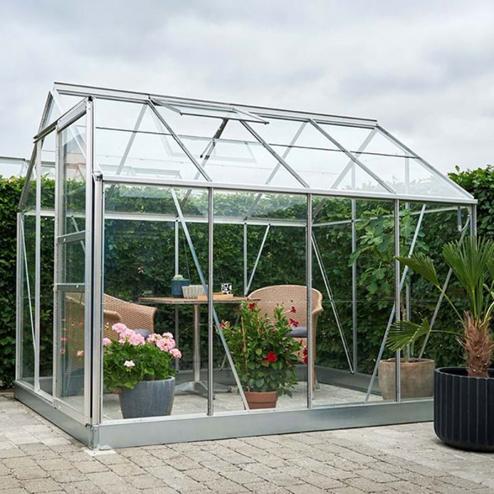 Popular Greenhouse | 8' x 6' | Galvanised | Toughened Glass
