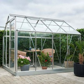 Popular Greenhouse | 8' x 6' | Galvanised | Toughened Glass