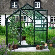 Popular Greenhouse | 8' x 6' | Green | Toughened Glass