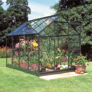 Popular Greenhouse | 8' x 6' | Green | Toughened Glass