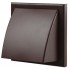 Tiger Wall Vent Brown|Cowled