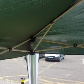 Pop-up Gazebo 3m x 3m | Green | Powder Coated Steel