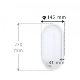 Source LED PIR Bulkhead 20w|4000k|1400lm|IP65