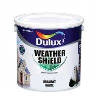 Dulux Weathershield Masonry Paint | Brilliant White | 2.5L