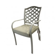 Beaumont 6-Seater Round Aluminium Garden Set | Maize