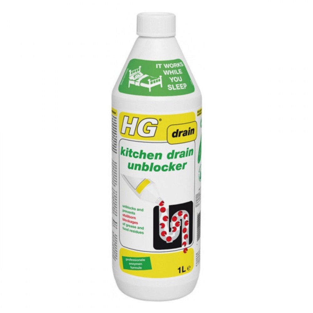 Hg Kitchen Drain & Plug Unblocker 1 Litre  | HAG224Z