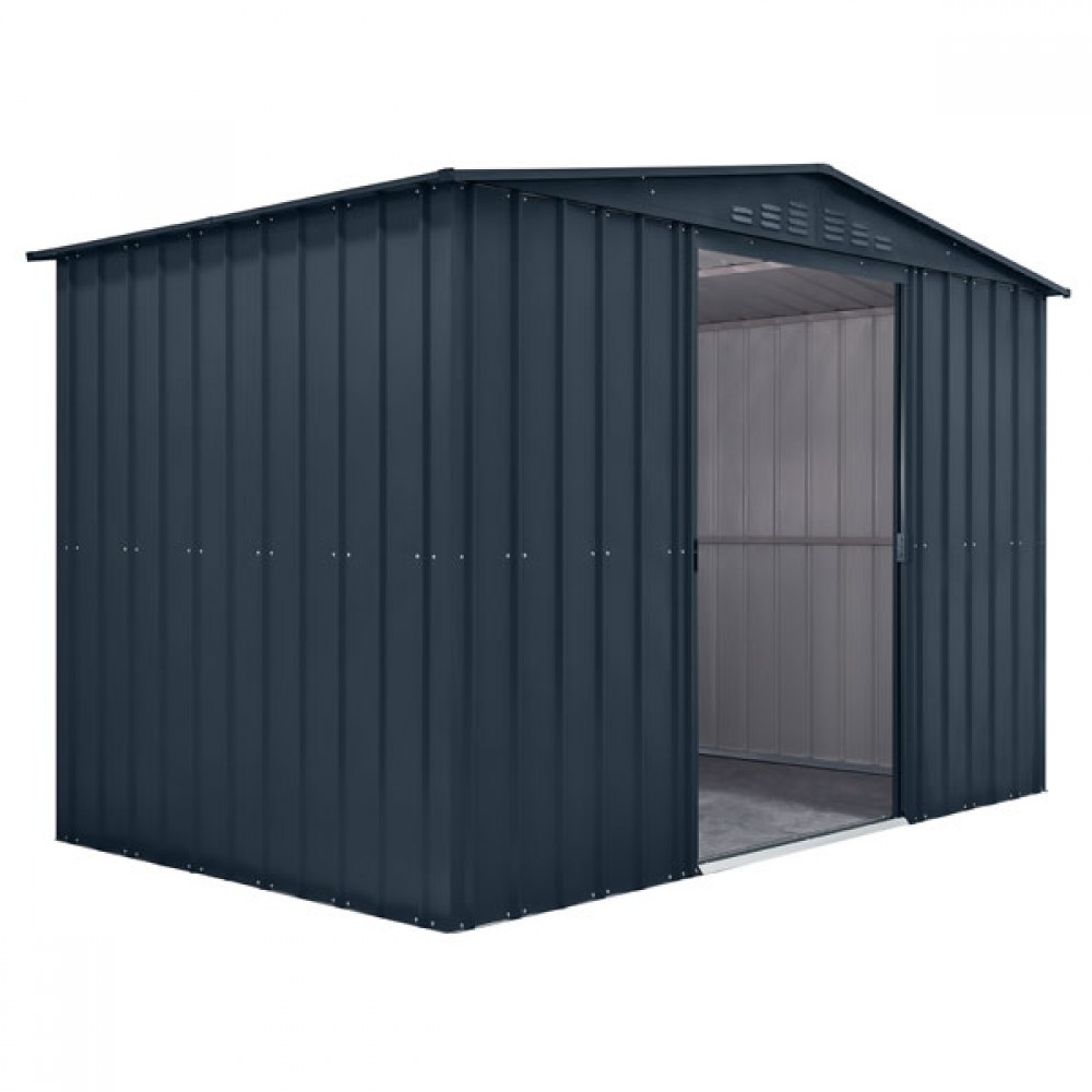 Global Metal Shed | Anthracite Grey | Size Options