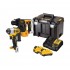 Dewalt 12v XR Bless Twin Kit SDS+ Impact Drive 2x3AH Batteries | DEWDCK2104L2