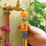 Hozelock Hose End Connector Plus (12.5mm & 15mm)
