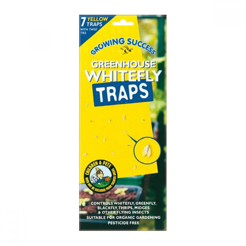 Growing Success Greenhouse Whitefly Traps 7 Panel | Fyhm136j