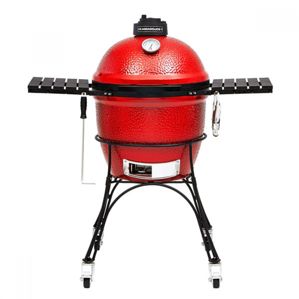 Kamado Joe Classic Red With Cart 