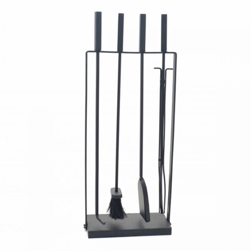 Castle Living Oblong 5 Piece Companion Set Black | CL407983