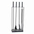 Castle Living Oblong 5 Piece Companion Set Black | CL407983