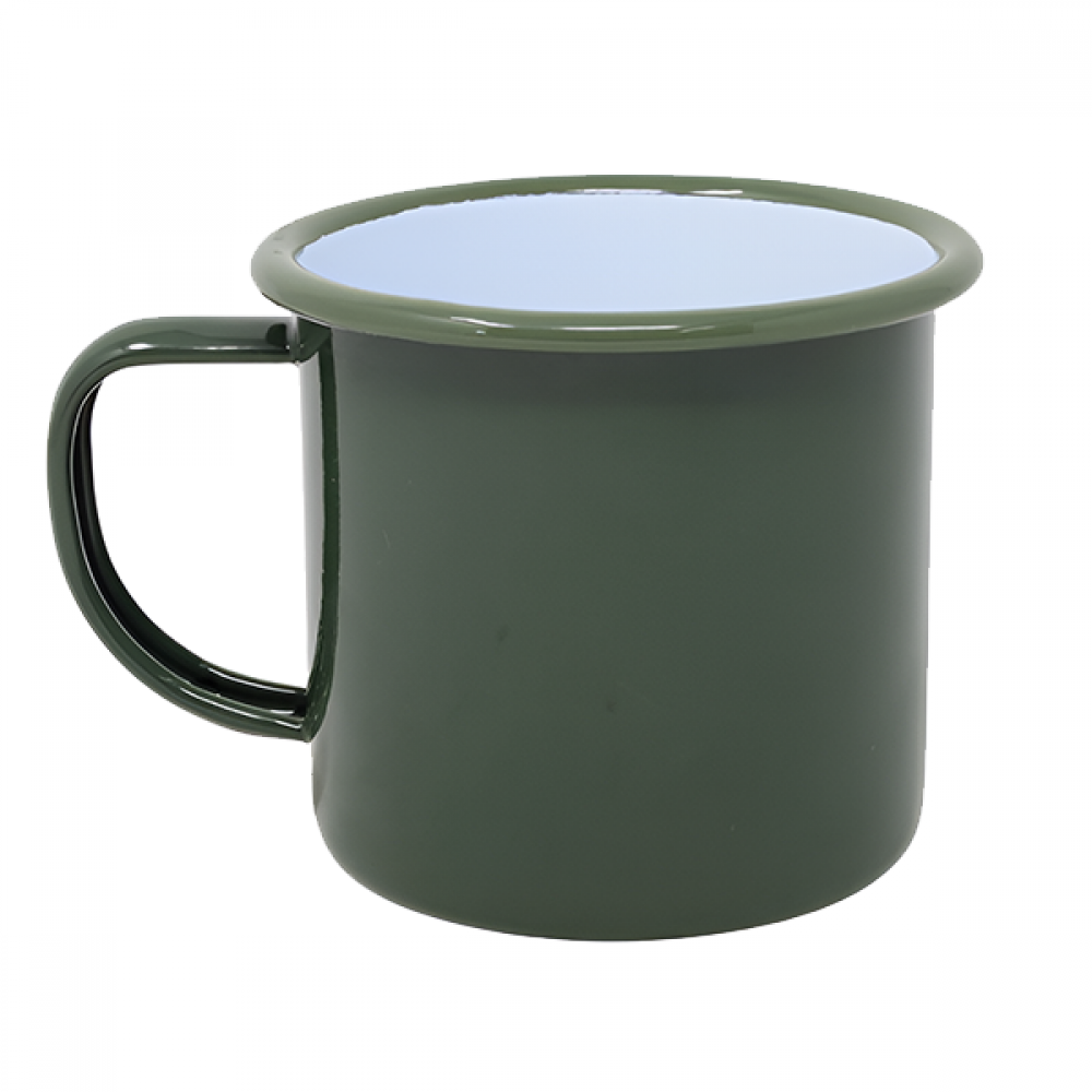 Enamel 8cm Mug Green