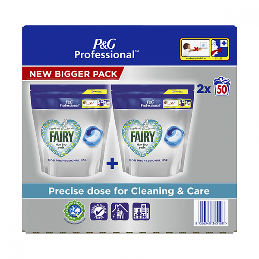 Fairy Non-bio Pods 2 X 50 Wash | 1402687