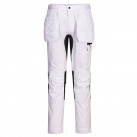 Portwest Wx2 Stretch Trouser White (34) Cd883whr34