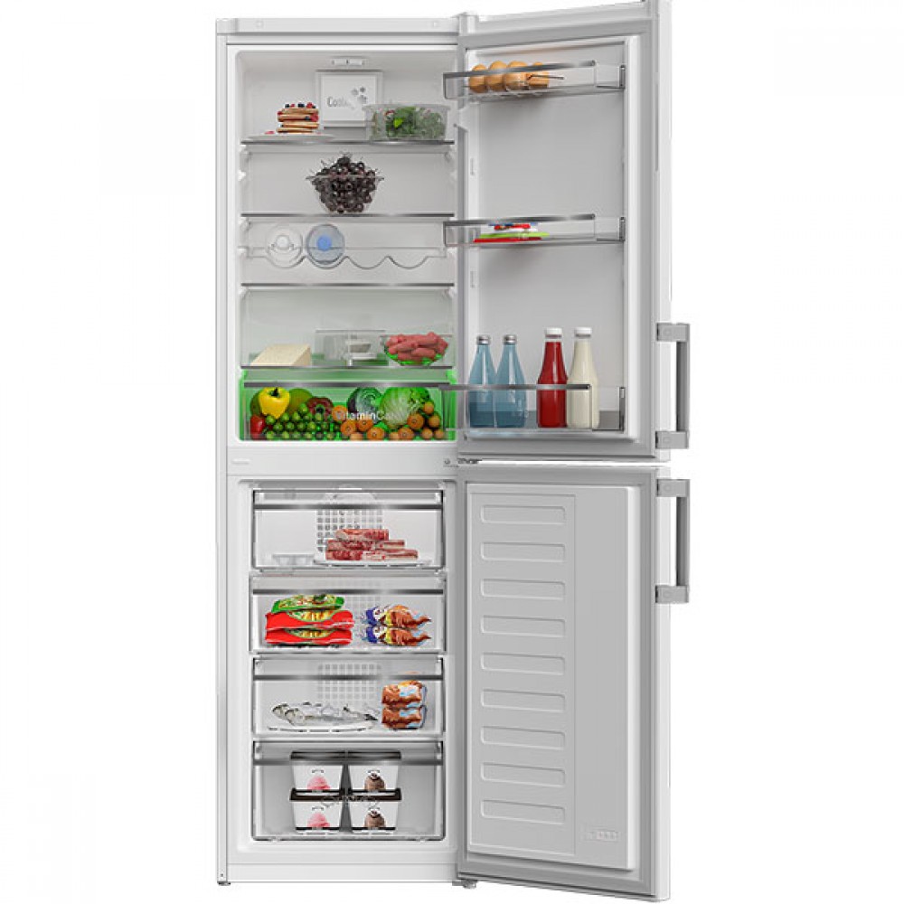Blomberg Frost Free Combi Fridge Freezer | White | KGM4574V