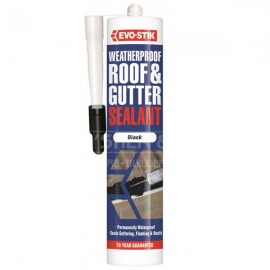 Evo-stik Weatherproof Roof & Gutter Sealant | Black