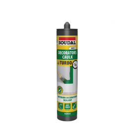 Turbo Caulk Paintable Acrylic Sealant 290ml White | 159283