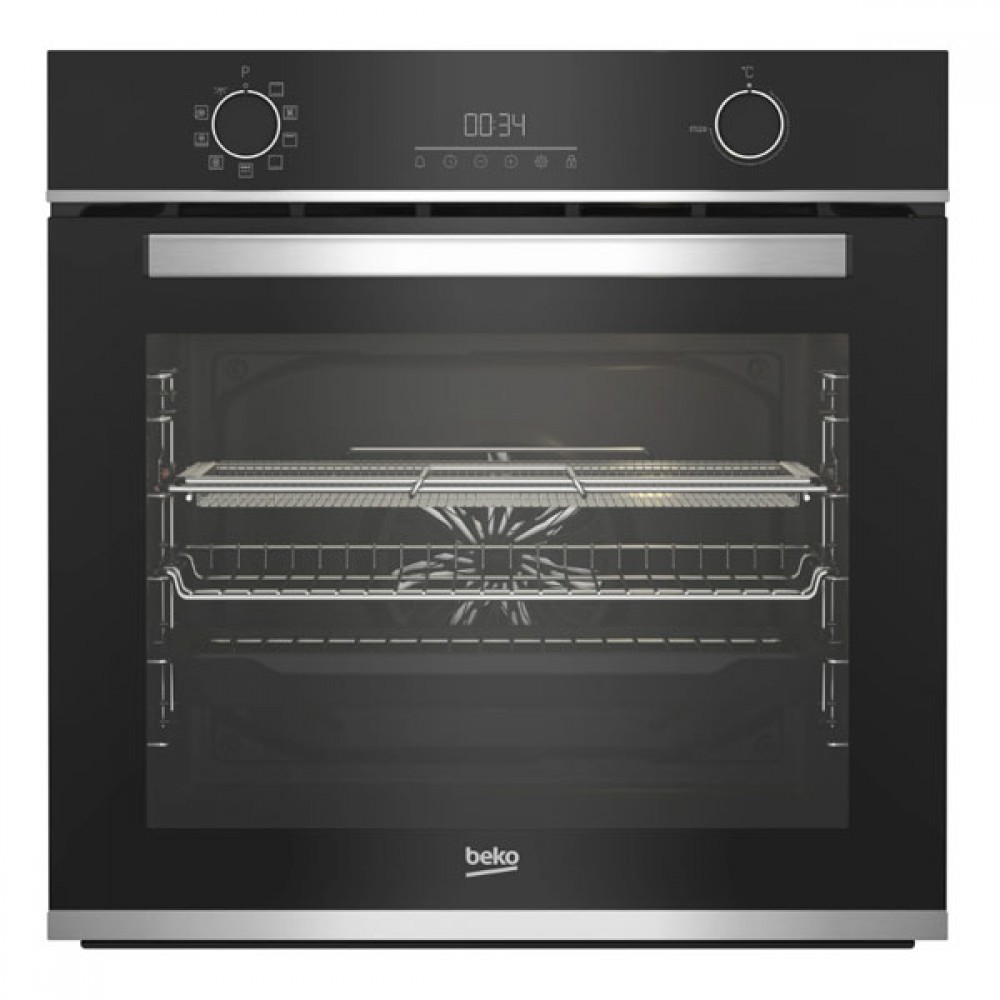 Beko 60cm Built-in Pyro Multi-Function Oven with AirFry Technology | BBIMA13301XMP