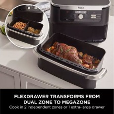 Ninja Foodi Flexdrawer Air Fryer | AF500UK | 10.4L