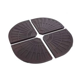 Set Of 4 x 20kg Water Bases Graphite