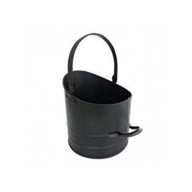 Round Solid Fuel Bucket Black 11" | REMIU ROUND