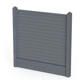 One-piece Fence Post 2450 Mm Merlin Grey
