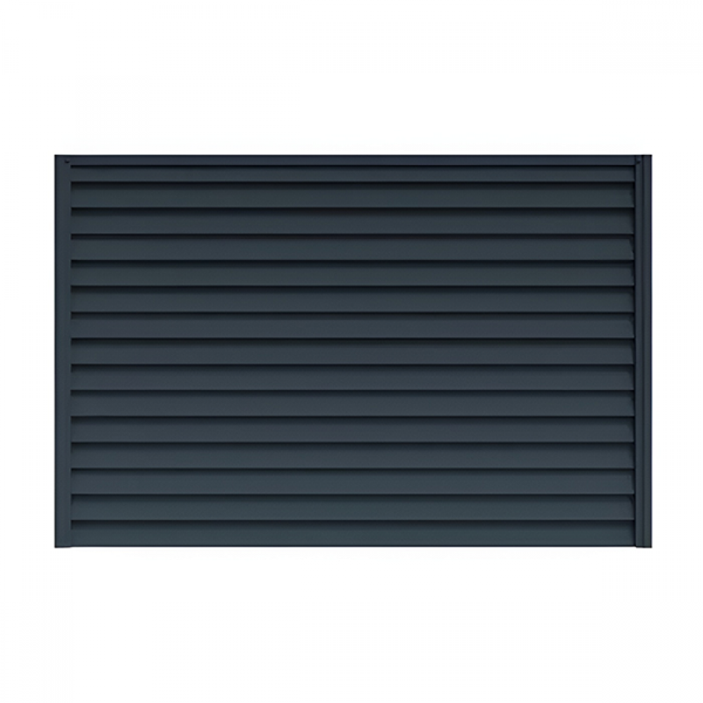 Fence Panel 5-pack 1500x1800mm Anthracite Shiplap